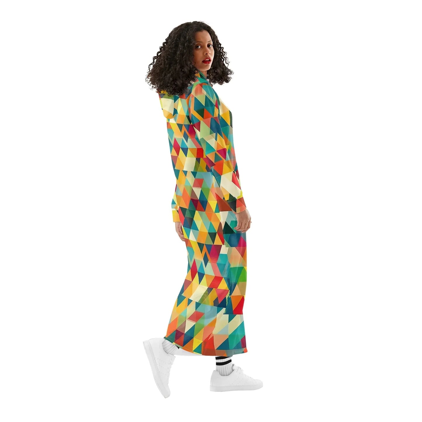bequemes-leichtes-hoodie-kleid-triangle-v5-hoodiekleid-jlr-design-34789 - JLR Design