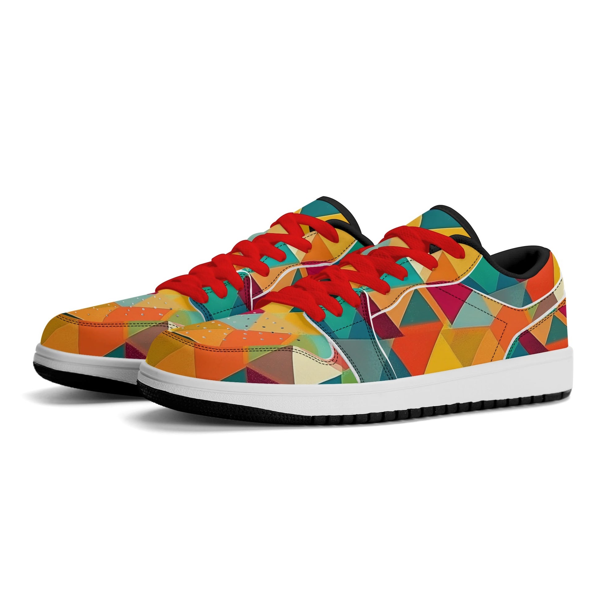 Triangle v5 Low Top Leder Sneaker für Herren Sneaker JLR Design