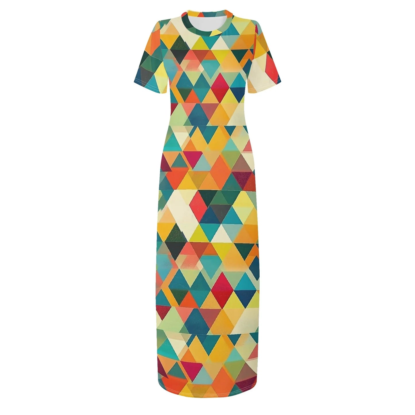 triangle-v5-short-sleeve-long-dress-long-dress-jlr-design-89417 - JLR Design
