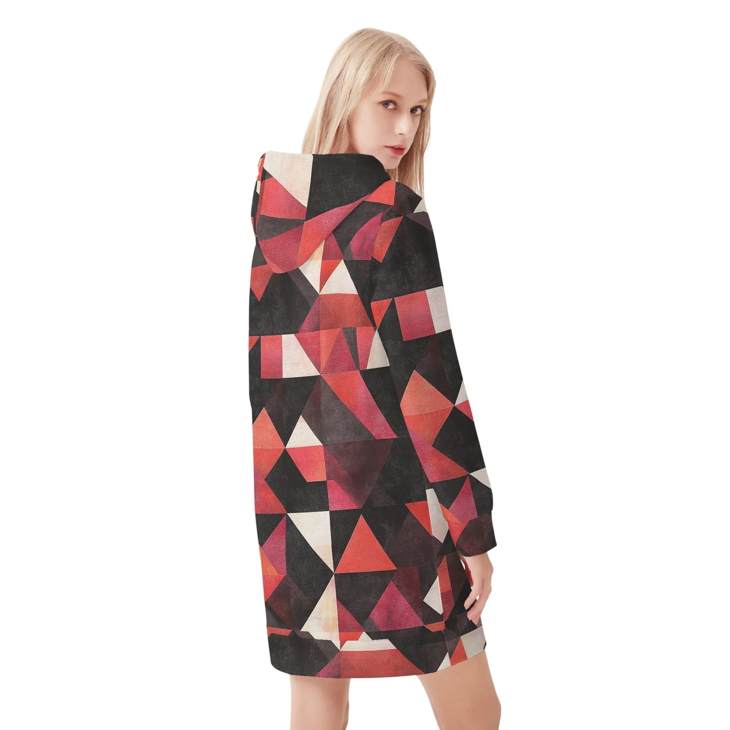 triangle-v6-velvet-hoodie-dress-hoodiekleid-jlr-design-76345 - JLR Design