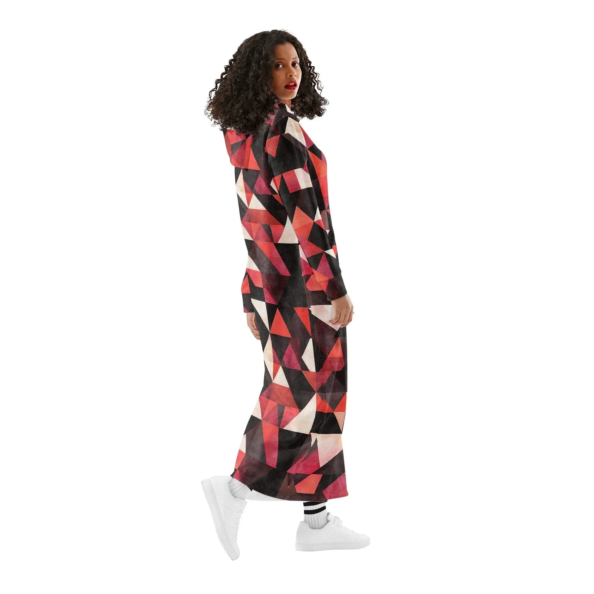 bequemes-leichtes-hoodie-kleid-triangle-v6-hoodiekleid-jlr-design-12085 - JLR Design