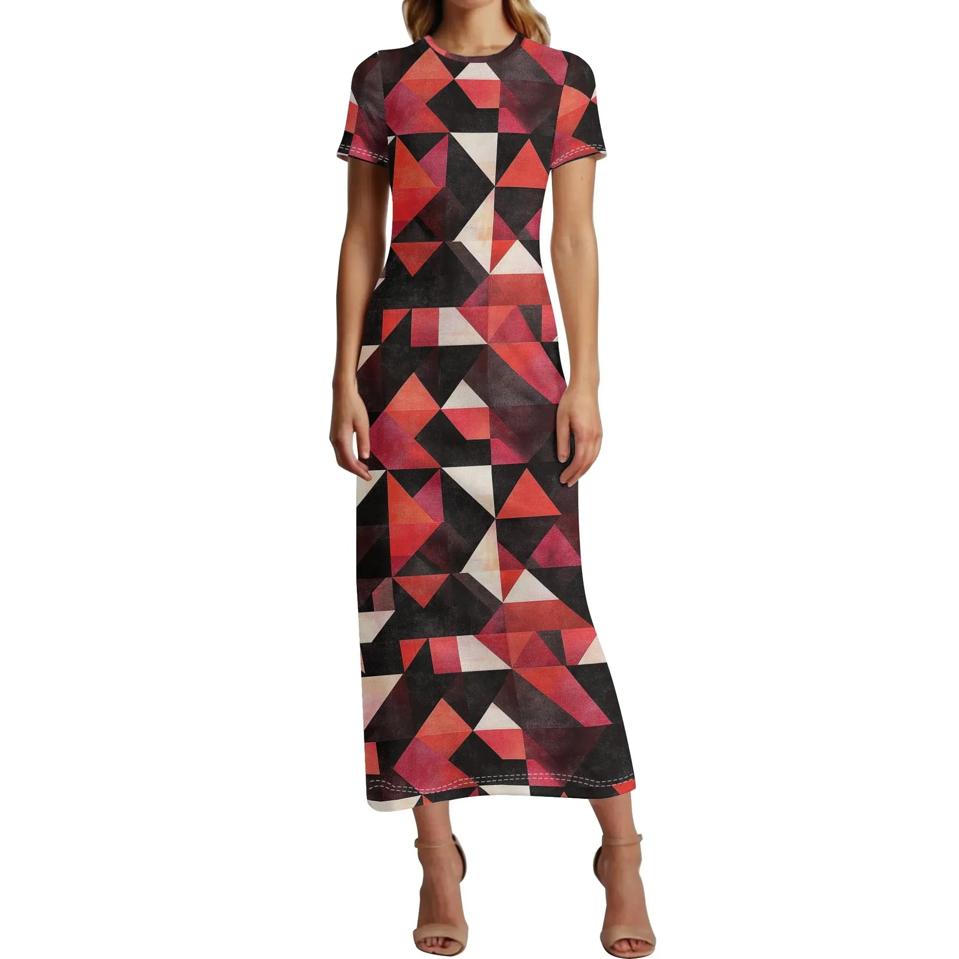 triangle-v6-short-sleeve-long-dress-long-dress-jlr-design-36273 - JLR Design