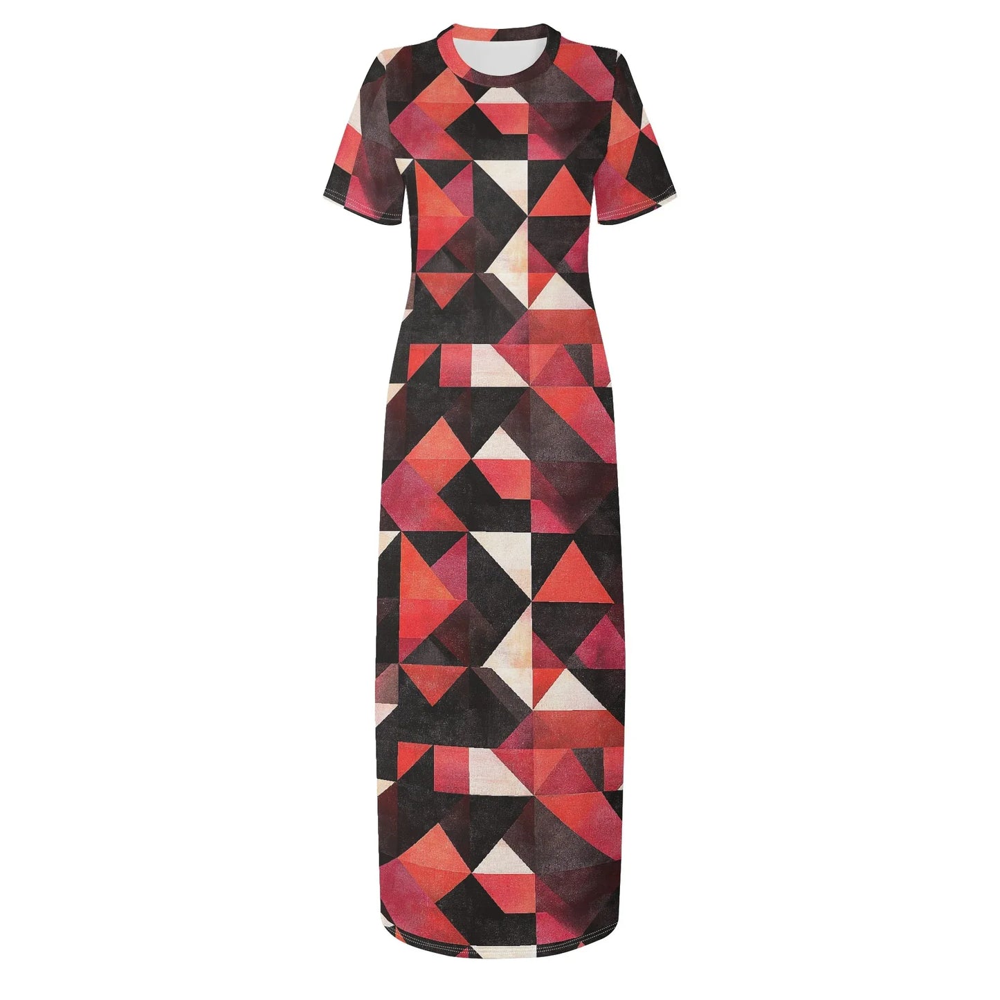 triangle-v6-short-sleeve-long-dress-long-dress-jlr-design-69731 - JLR Design
