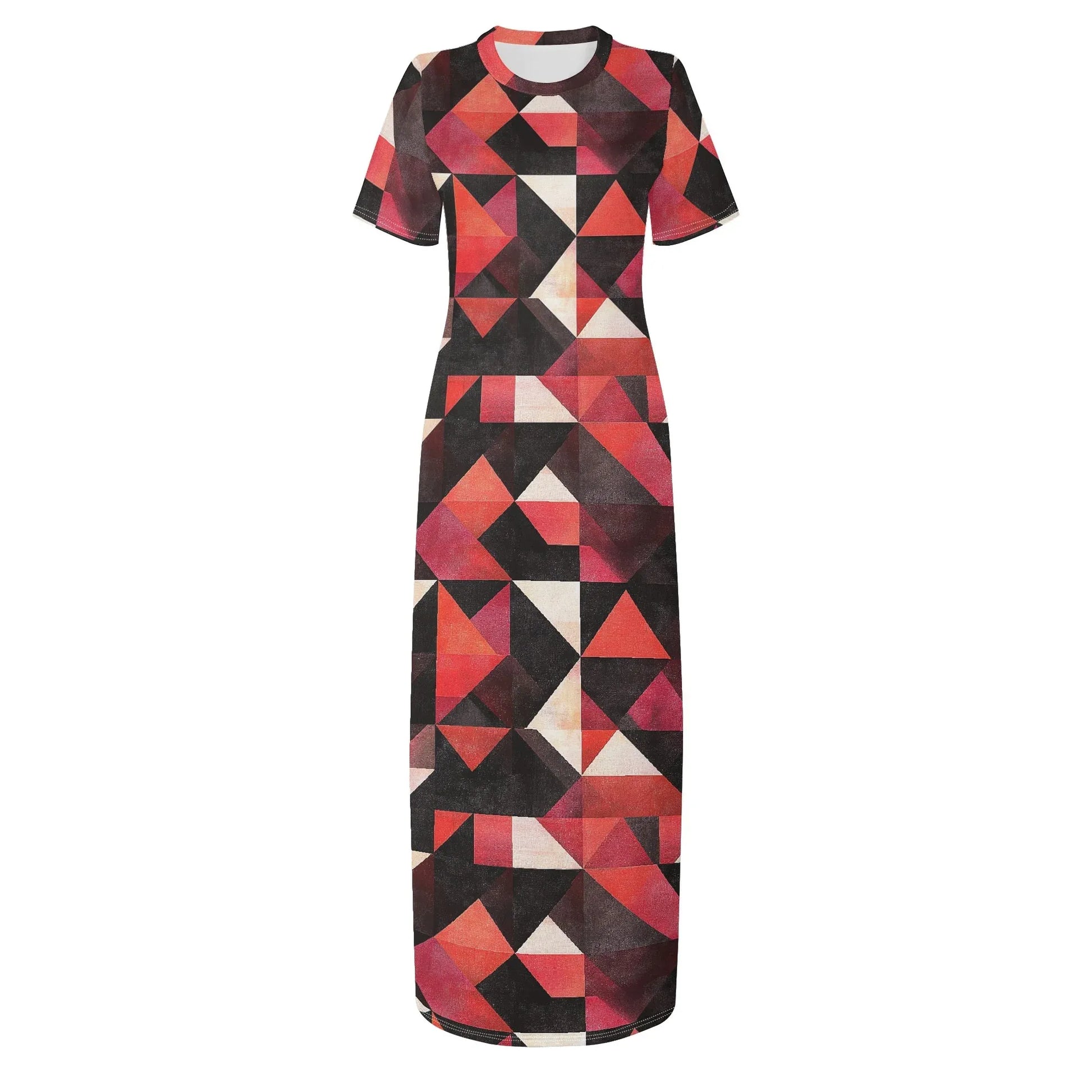 triangle-v6-short-sleeve-long-dress-long-dress-jlr-design-69731 - JLR Design