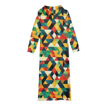 bequemes-leichtes-hoodie-kleid-triangle-v7-hoodiekleid-jlr-design-48295 - JLR Design