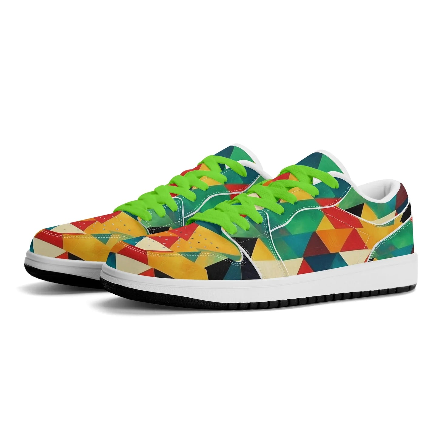 triangle-v7-low-top-leder-sneaker-fur-damen-sneaker-jlr-design-91123 - JLR Design