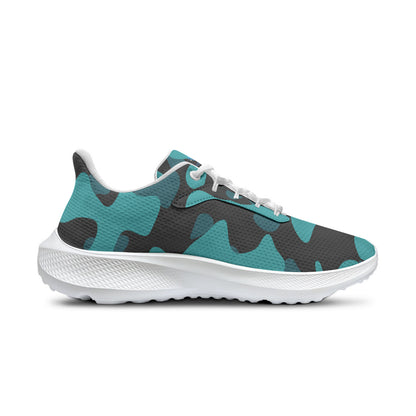 Türkis Camouflage AeroWave Performance Laufschuhe Sneakers JLR Design