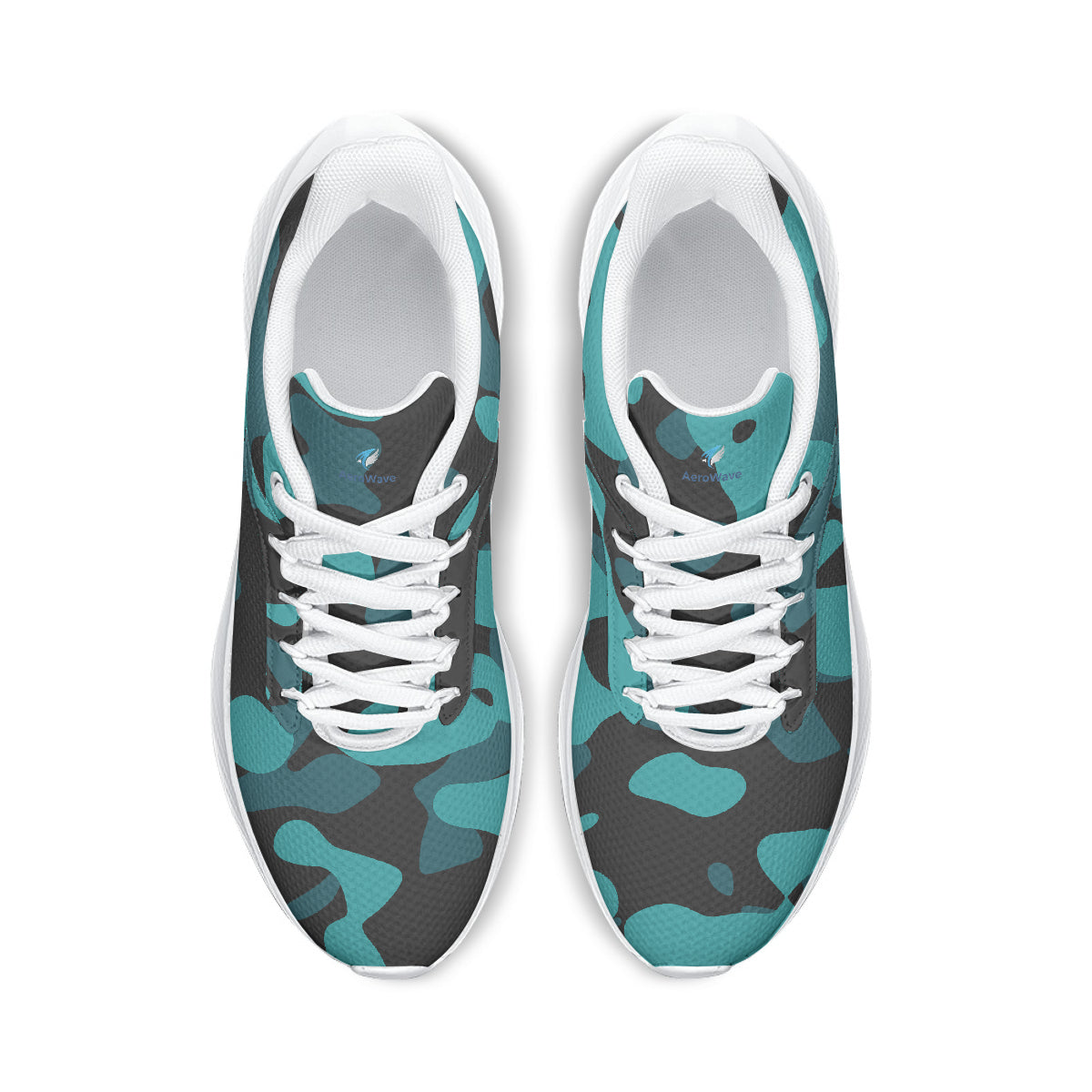 Türkis Camouflage AeroWave Performance Laufschuhe Sneakers JLR Design