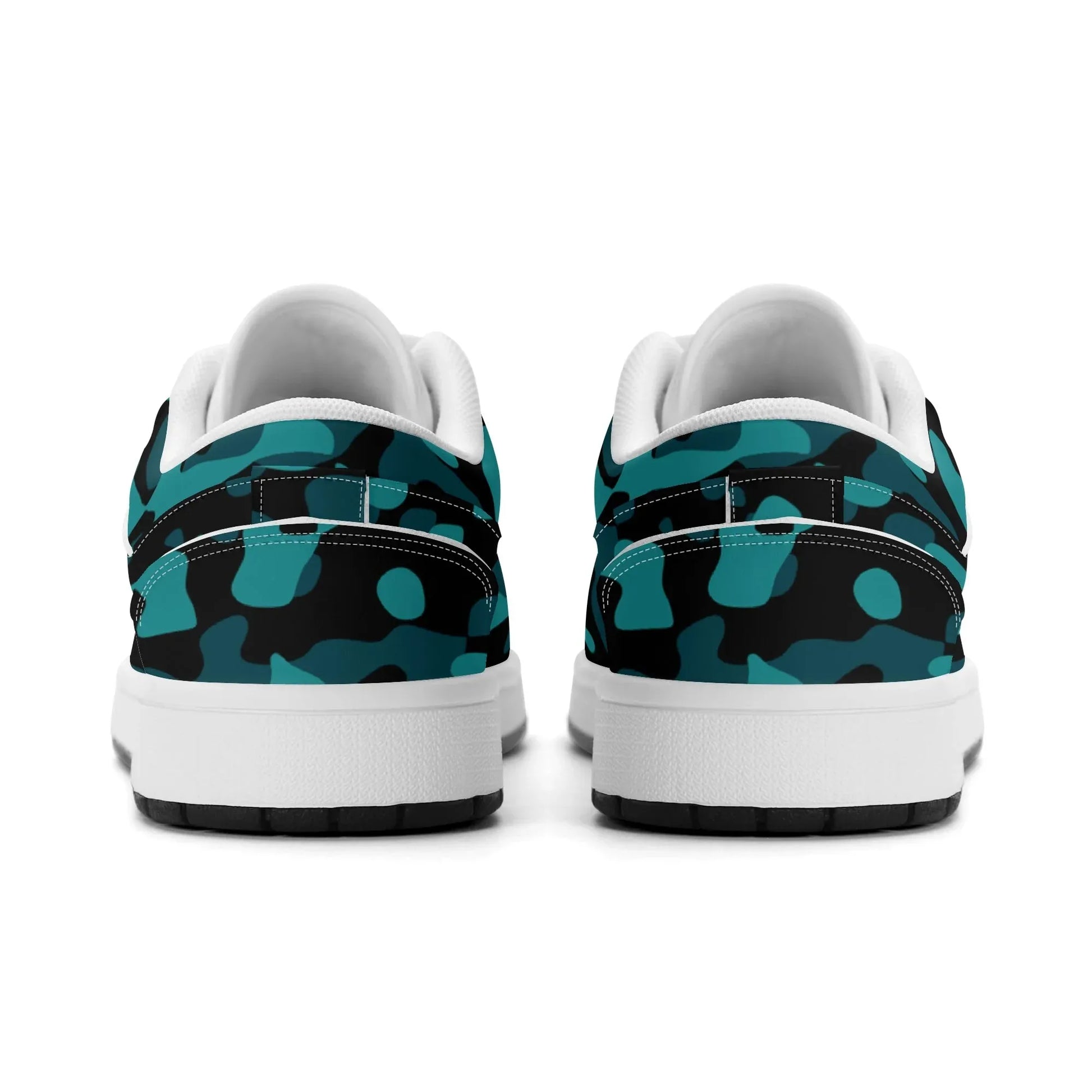turkis-camouflage-low-top-leder-sneaker-fur-herren-sneaker-jlr-design-49909 - JLR Design