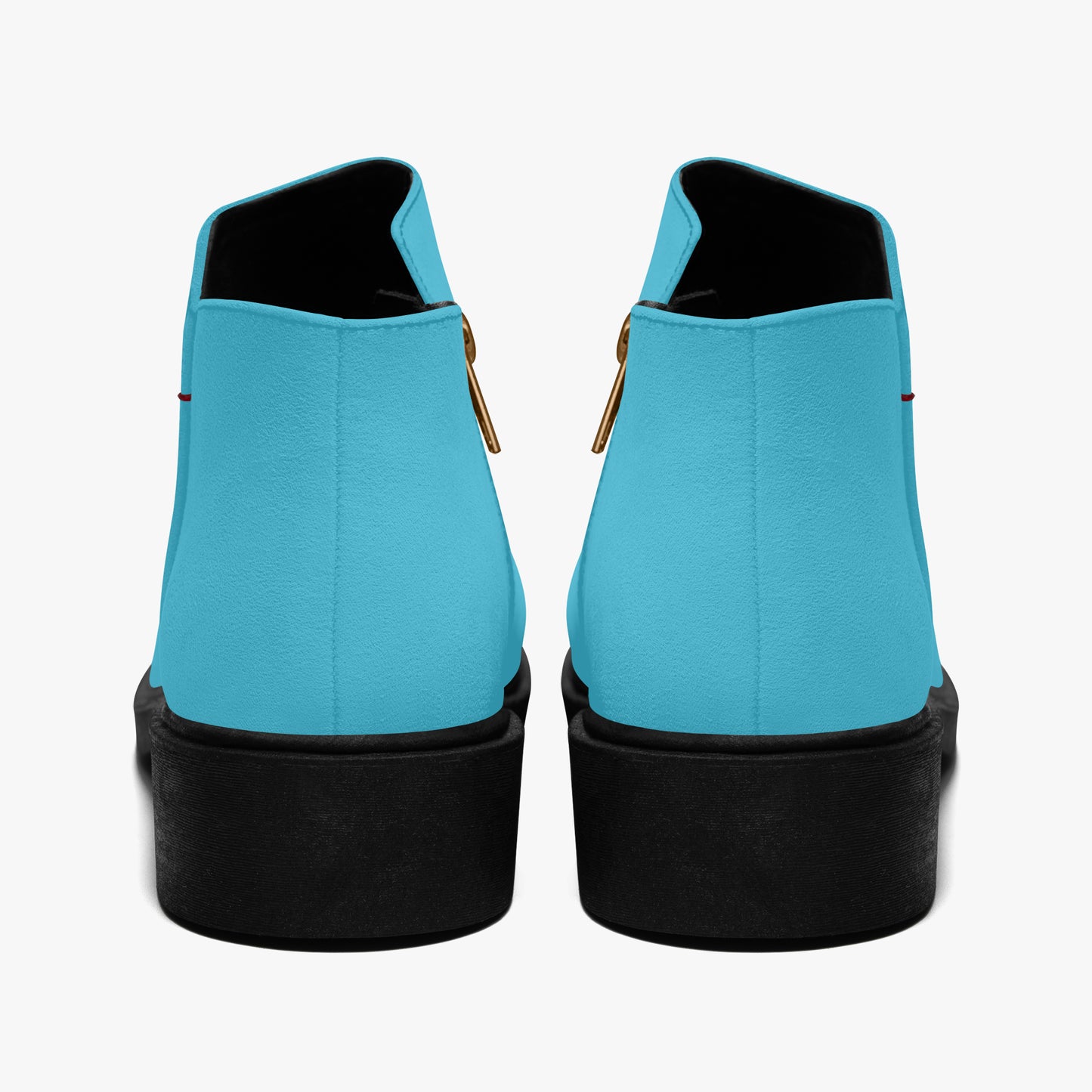 Türkise elegante Reißverschluss-Stiefeletten Stiefeletten JLR Design