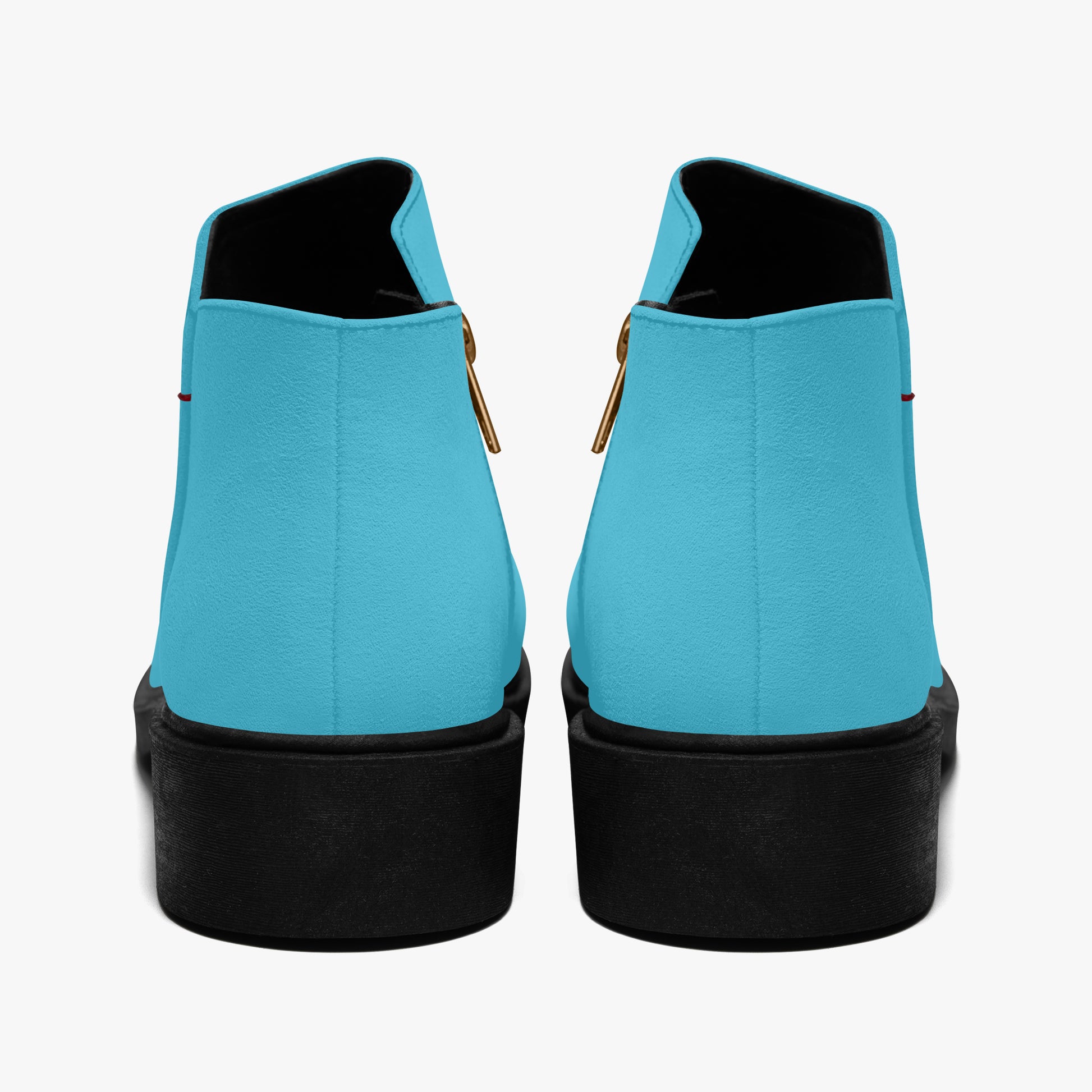 Türkise elegante Reißverschluss-Stiefeletten Stiefeletten JLR Design