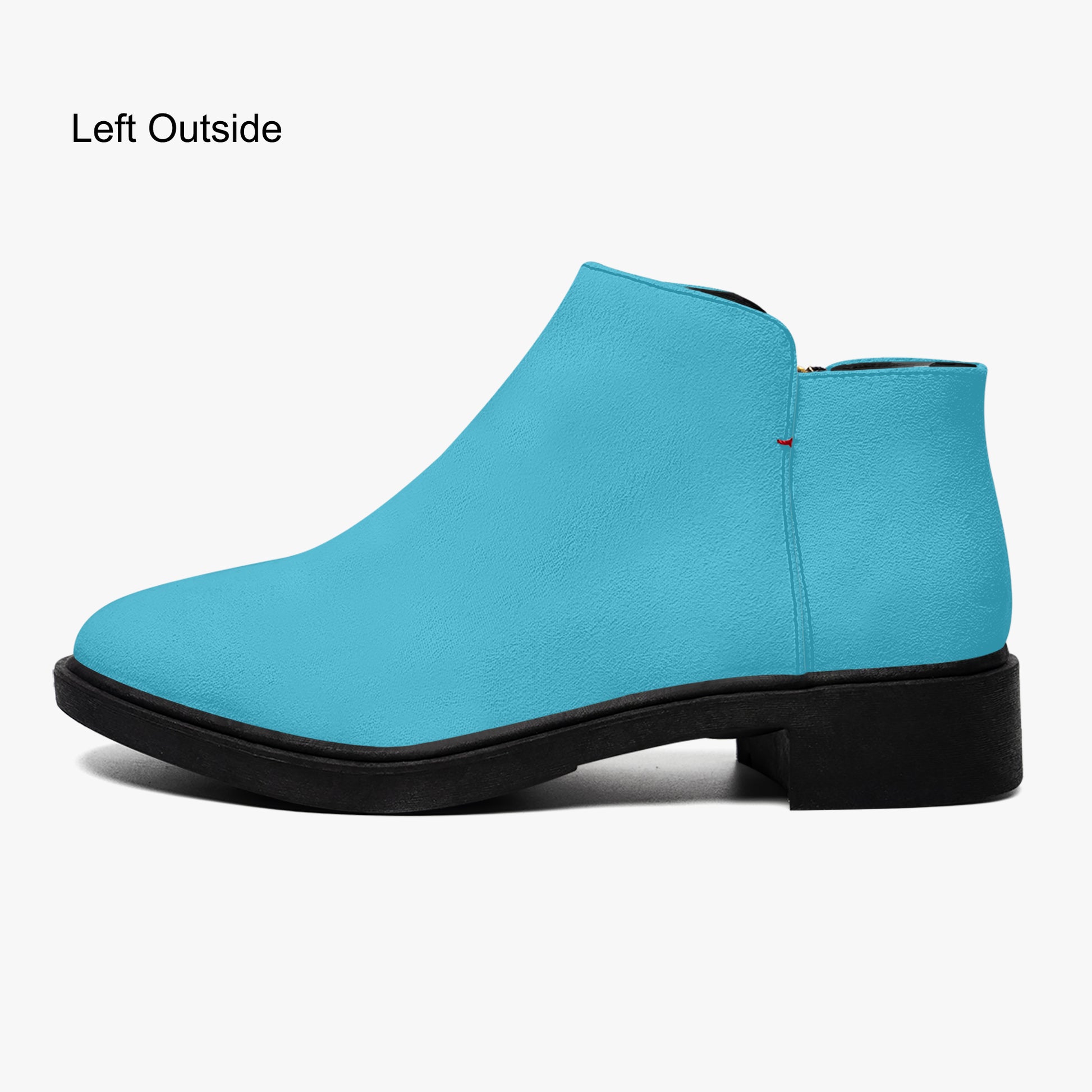 Türkise elegante Reißverschluss-Stiefeletten Stiefeletten JLR Design