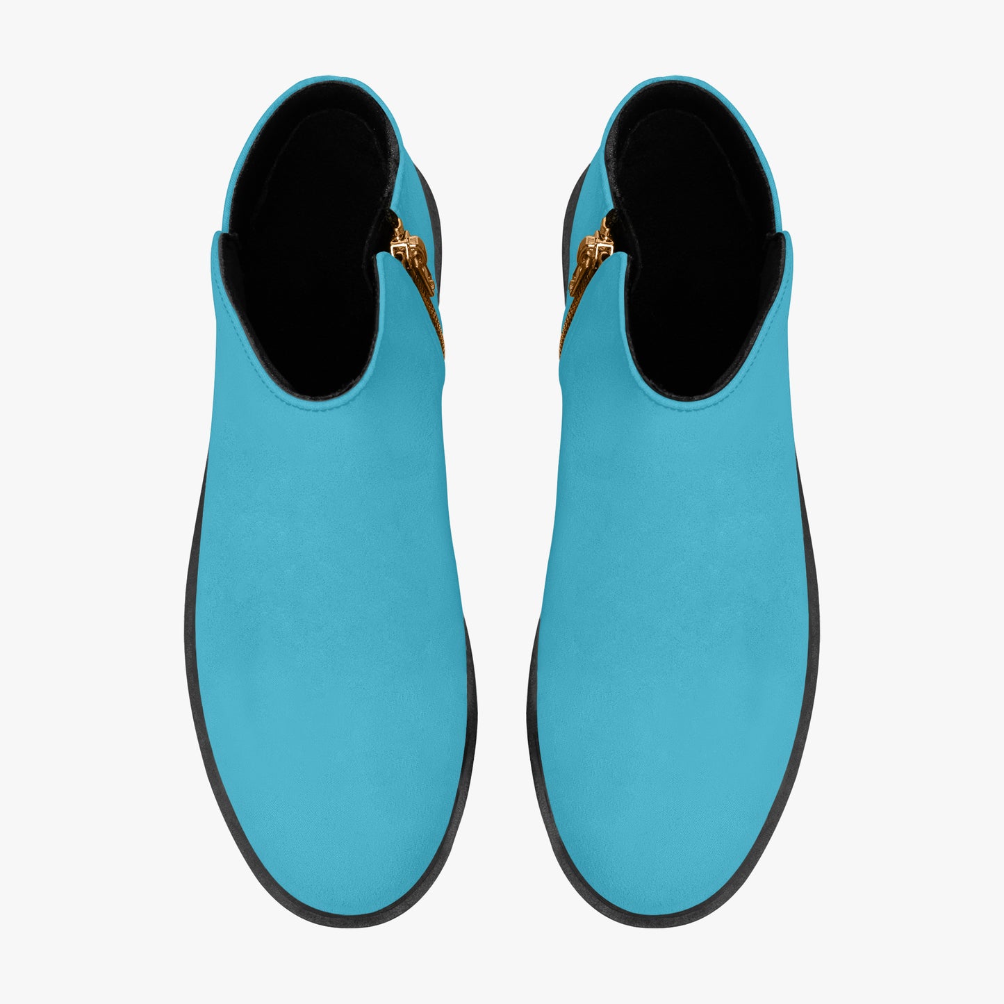 Türkise elegante Reißverschluss-Stiefeletten Stiefeletten JLR Design