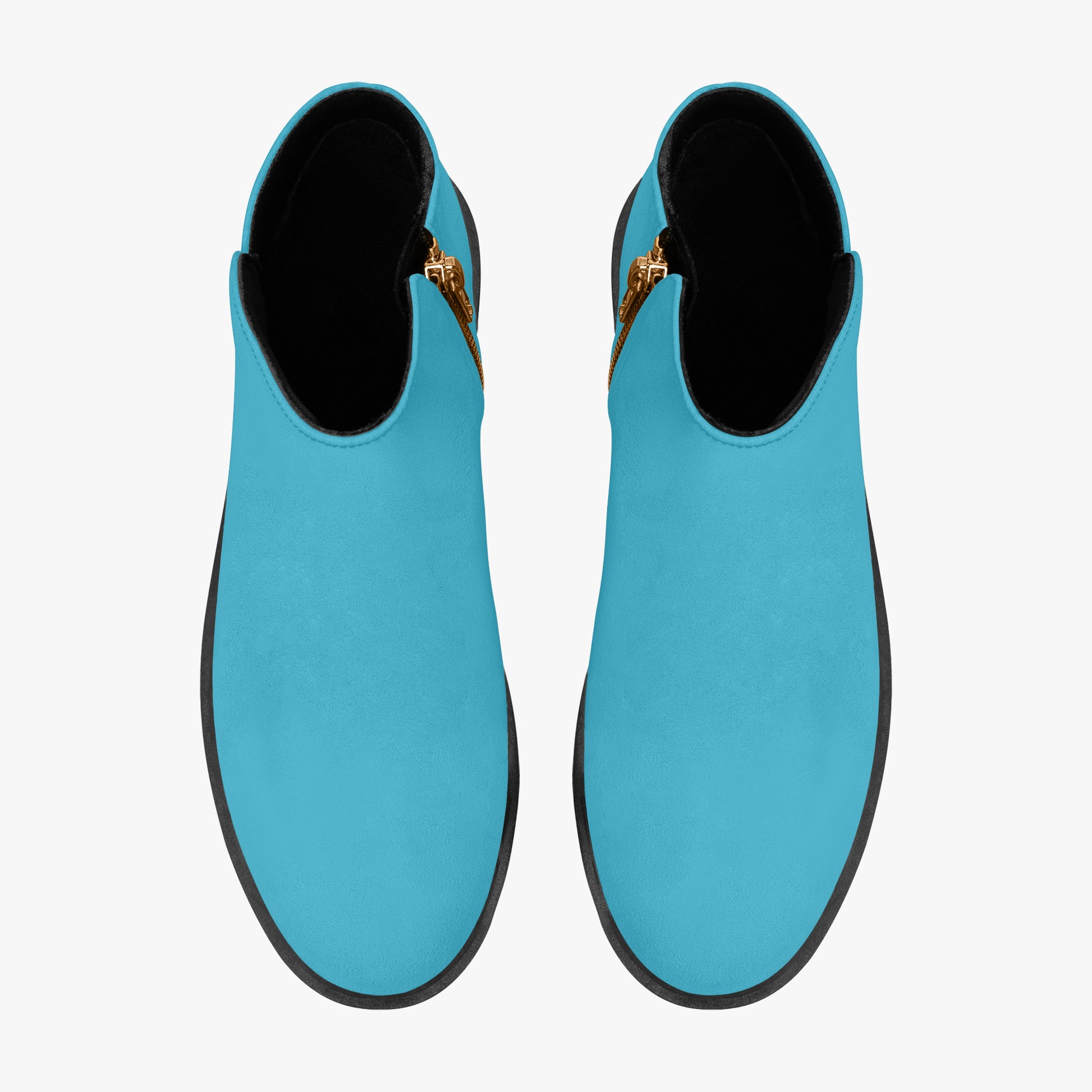 Türkise elegante Reißverschluss-Stiefeletten Stiefeletten JLR Design