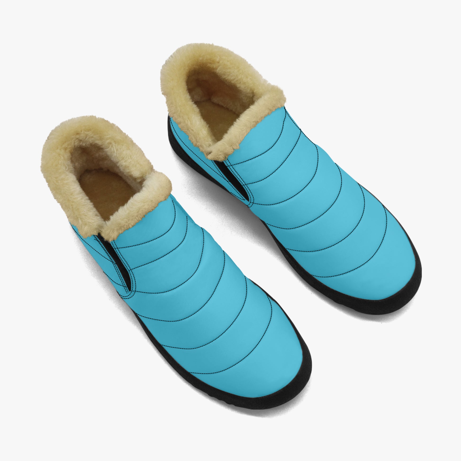 Türkise Faux Fur Slipper Slipper JLR Design