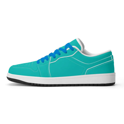 turkise-low-top-leder-sneaker-fur-damen-sneaker-jlr-design-20935 - JLR Design