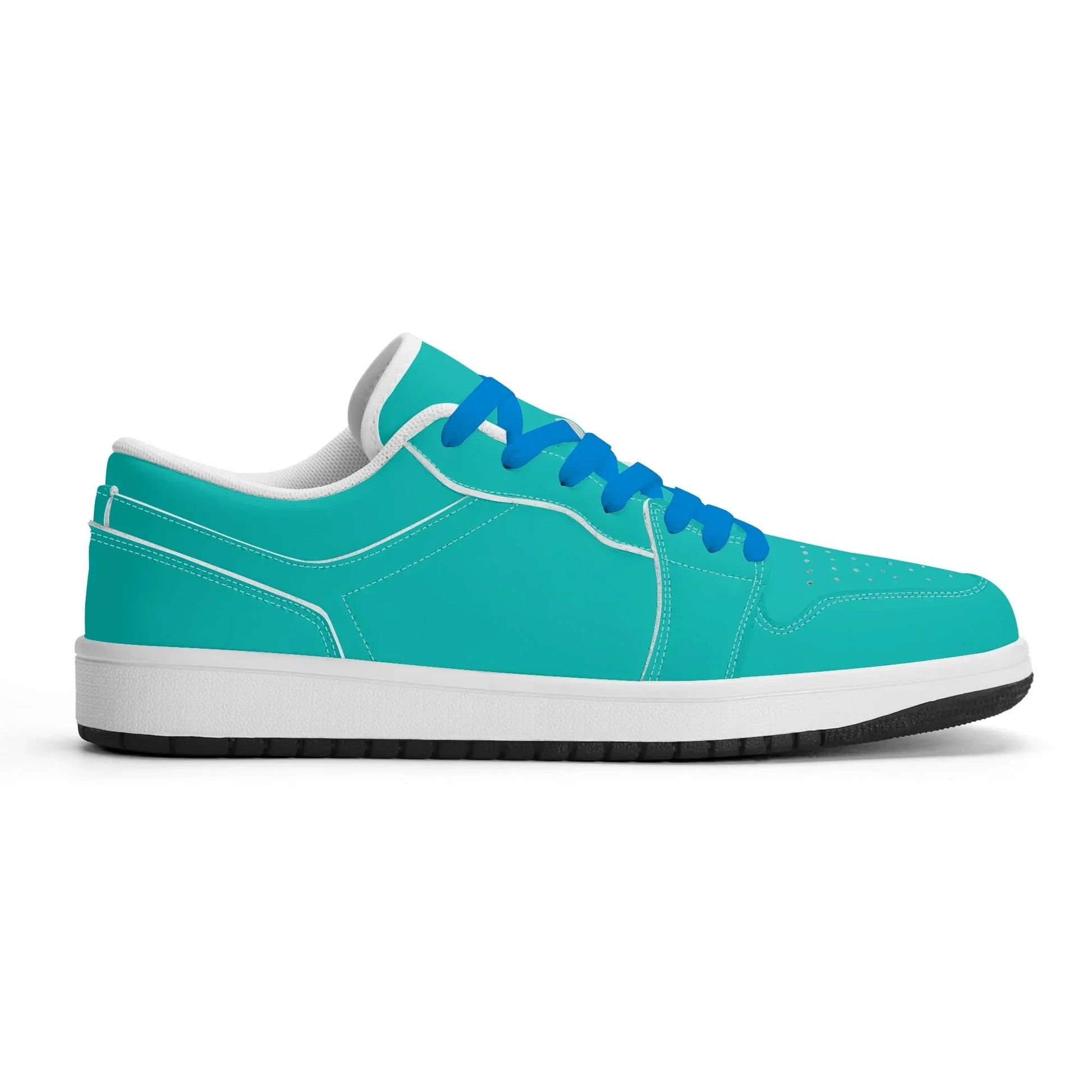 turkise-low-top-leder-sneaker-fur-damen-sneaker-jlr-design-11402 - JLR Design