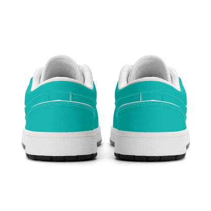 turkise-low-top-leder-sneaker-fur-damen-sneaker-jlr-design-77484 - JLR Design