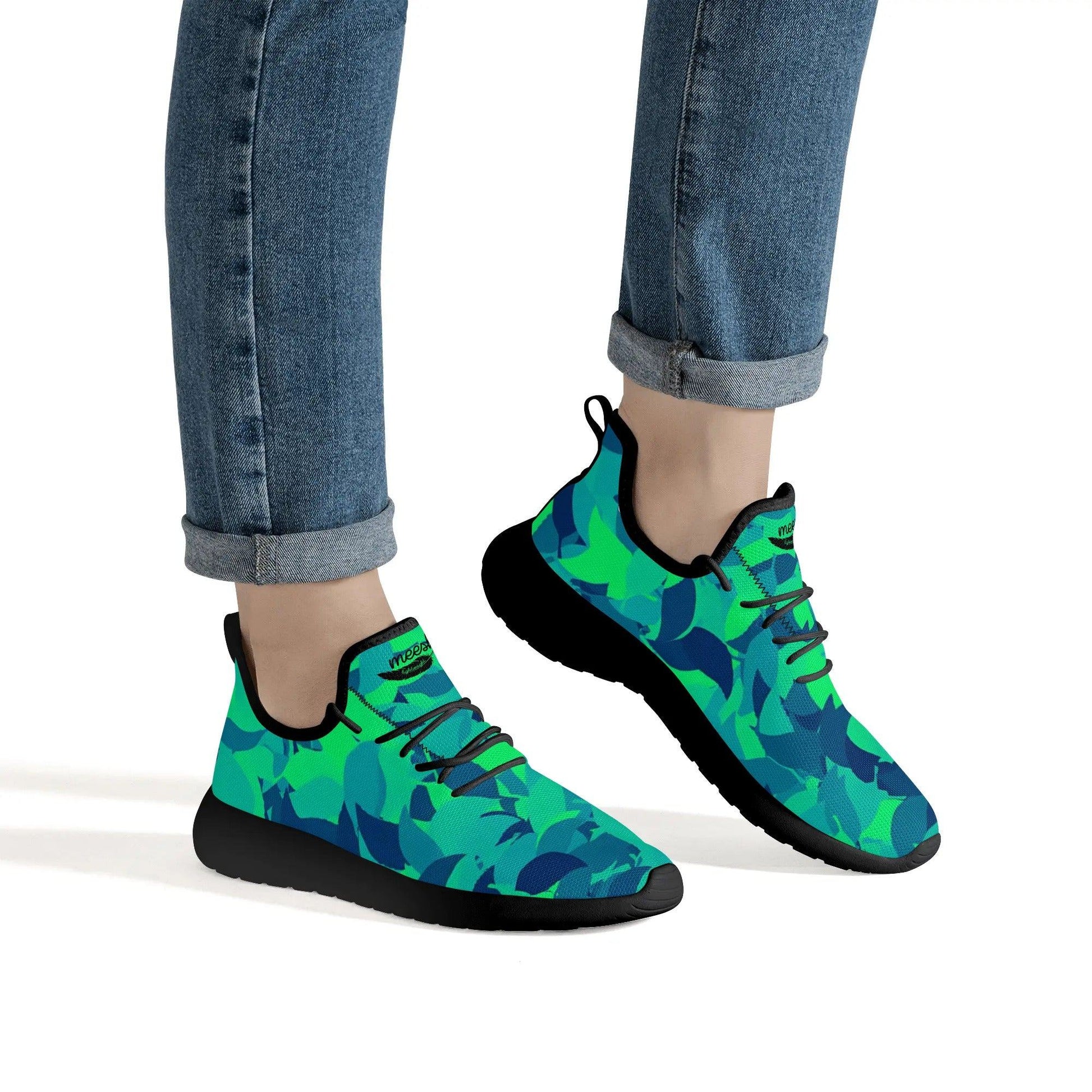 Turquoise Leaf Meeshy Lightweight Sneaker für Damen Sneaker 86.99 Damen, Leaf, Lightweight, Meeshy, Sneaker, Turquoise JLR Design