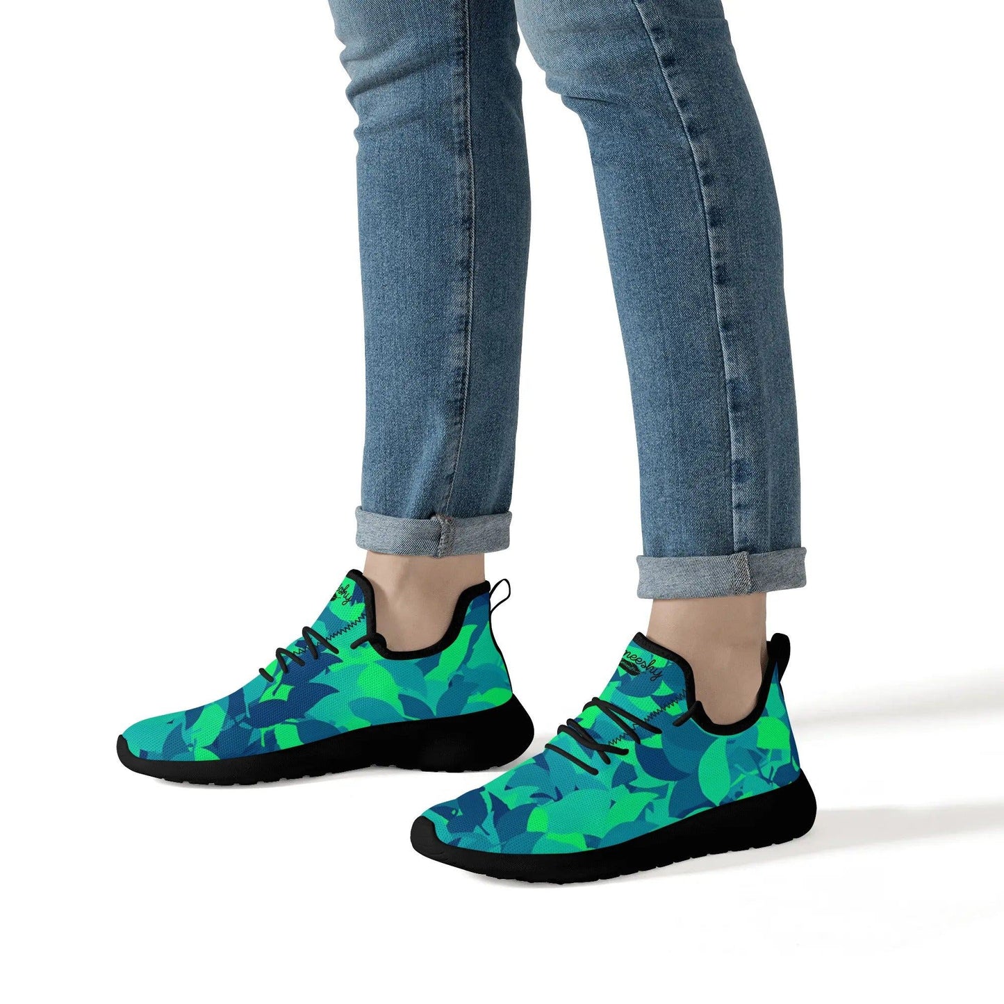 Turquoise Leaf Meeshy Lightweight Sneaker für Damen Sneaker 86.99 Damen, Leaf, Lightweight, Meeshy, Sneaker, Turquoise JLR Design