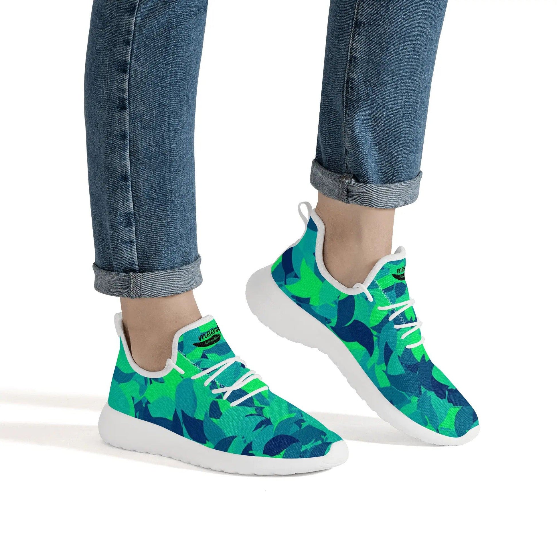 Turquoise Leaf Meeshy Lightweight Sneaker für Damen Sneaker 86.99 Damen, Leaf, Lightweight, Meeshy, Sneaker, Turquoise JLR Design