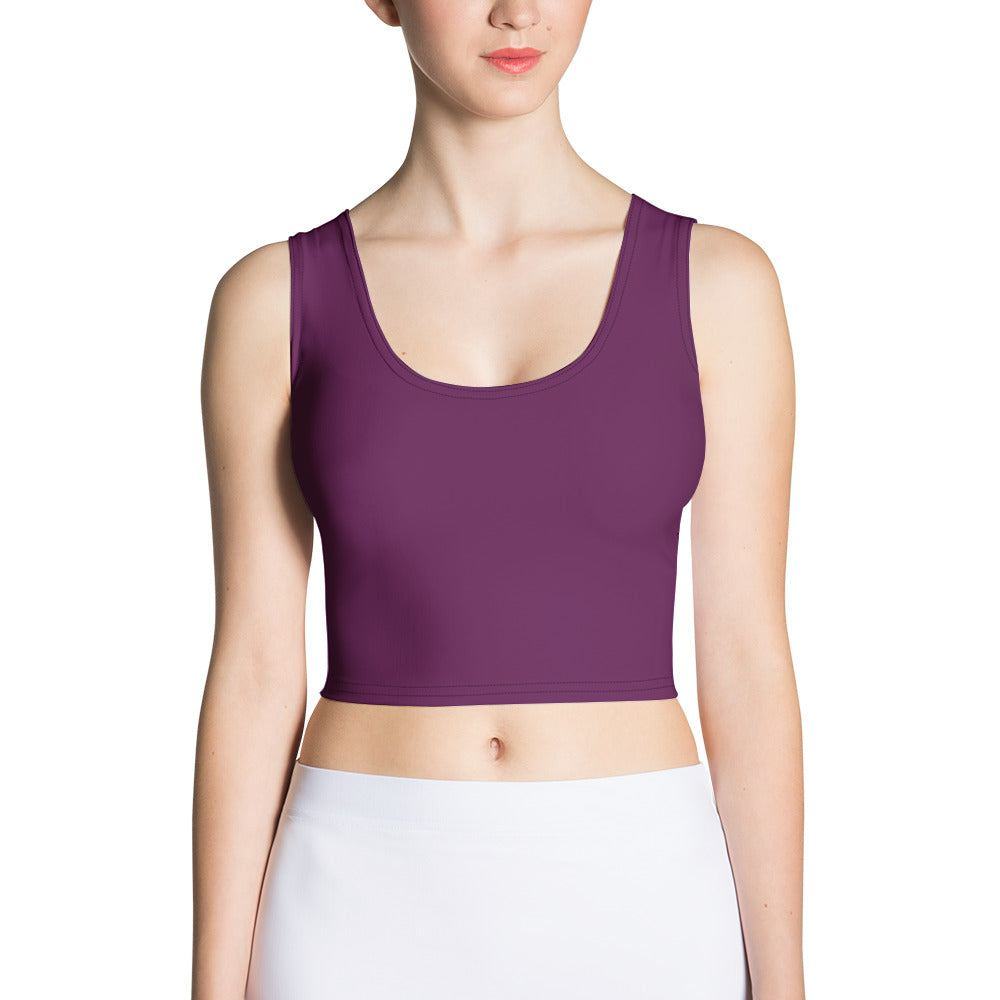 Tyrian Purple Damen Crop Top Crop Top JLR Design