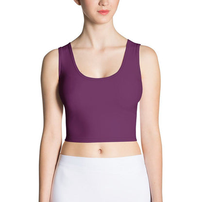 Tyrian Purple Damen Crop Top Crop Top JLR Design