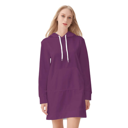 tyrian-purple-velvet-hoodie-dress-hoodiekleid-jlr-design-31757 - JLR Design