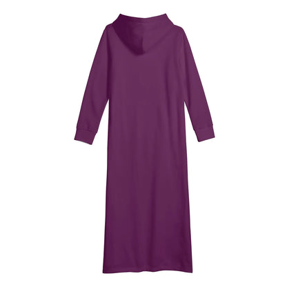 tyrian-purple-bequemes-leichtes-hoodie-kleid-hoodiekleid-jlr-design-16844 - JLR Design