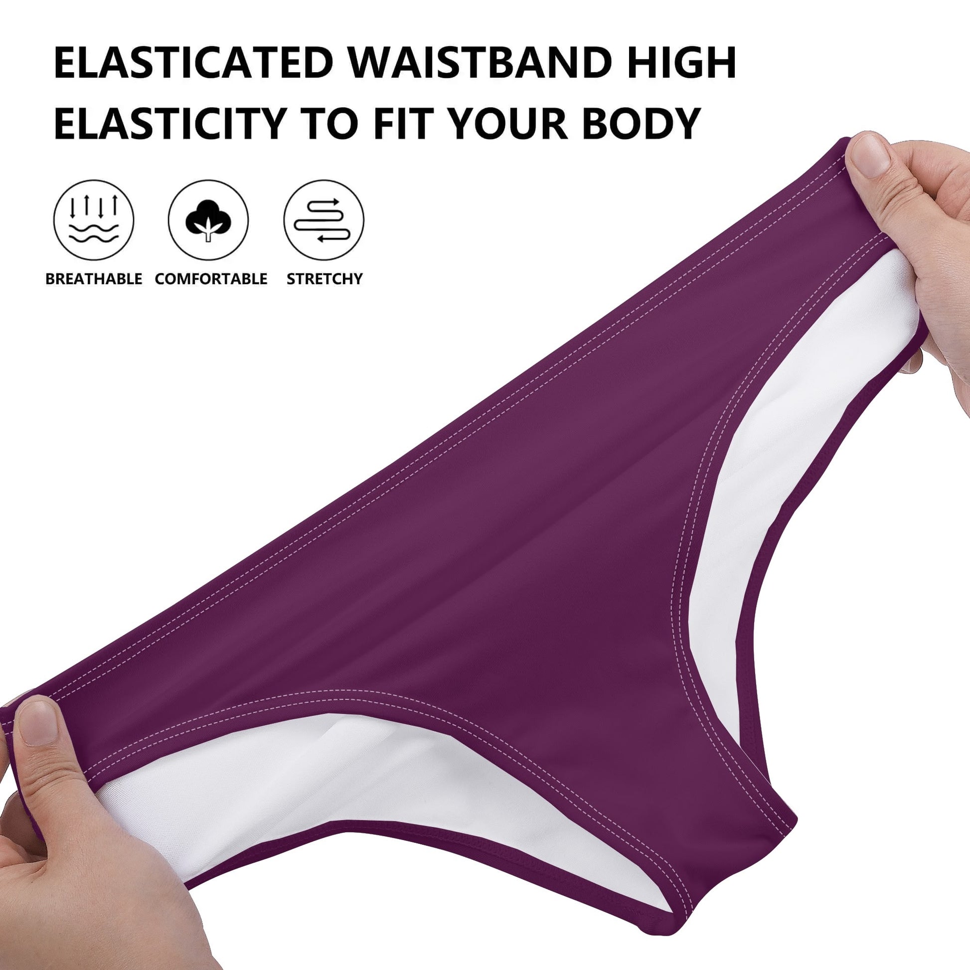 Tyrian Purple Damen Slip Damen Slip JLR Design