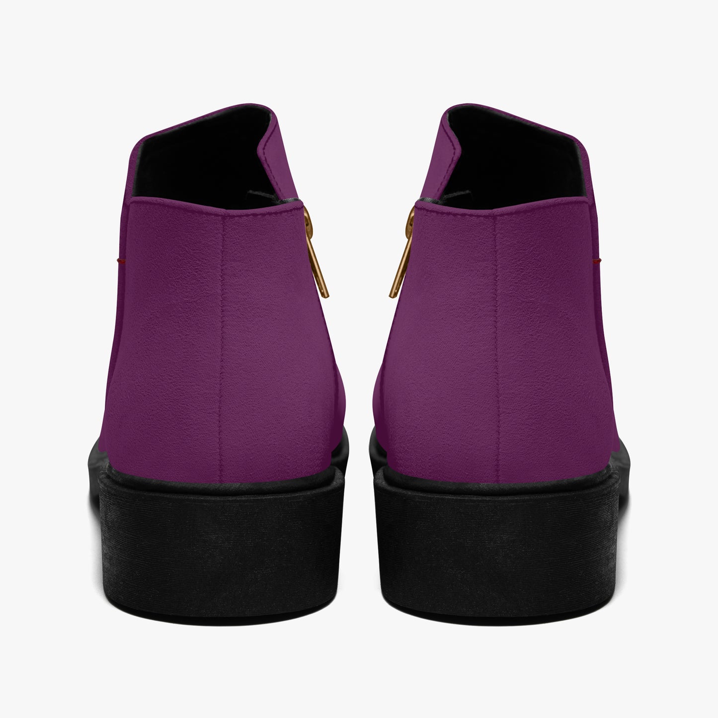Tyrian Purple elegante Reißverschluss-Stiefeletten Stiefeletten JLR Design