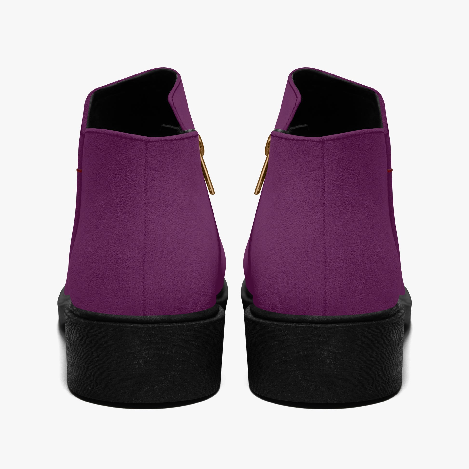 Tyrian Purple elegante Reißverschluss-Stiefeletten Stiefeletten JLR Design