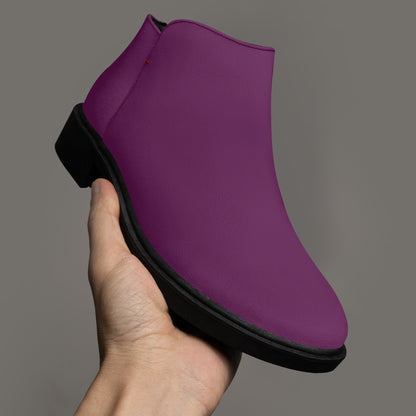 Tyrian Purple elegante Reißverschluss-Stiefeletten Stiefeletten JLR Design