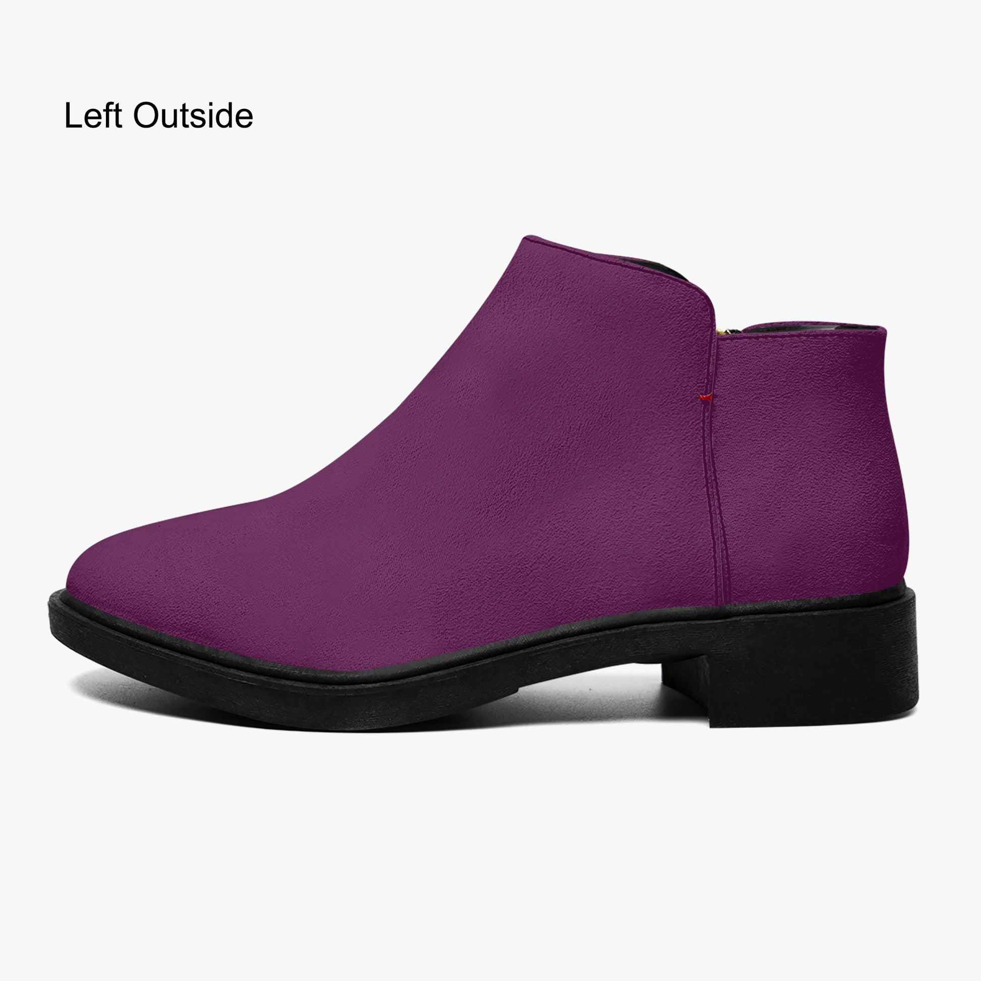 Tyrian Purple elegante Reißverschluss-Stiefeletten Stiefeletten JLR Design