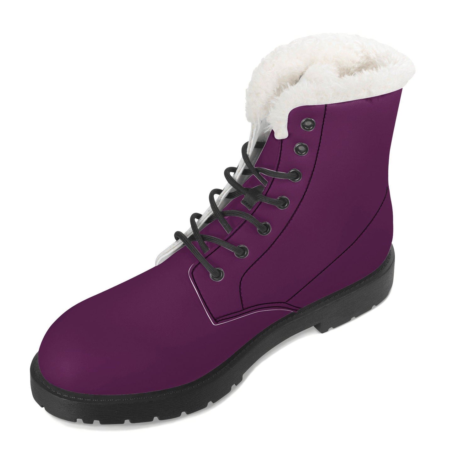 Tyrian Purple Faux Fur Stiefel für Herren Lederstiefel 84.99 Faux, Fur, Herren, Lederstiefel, Purple, Tyrian JLR Design