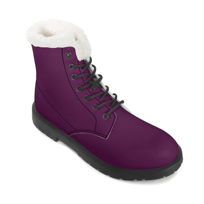 Tyrian Purple Faux Fur Stiefel für Herren Lederstiefel 84.99 Faux, Fur, Herren, Lederstiefel, Purple, Tyrian JLR Design