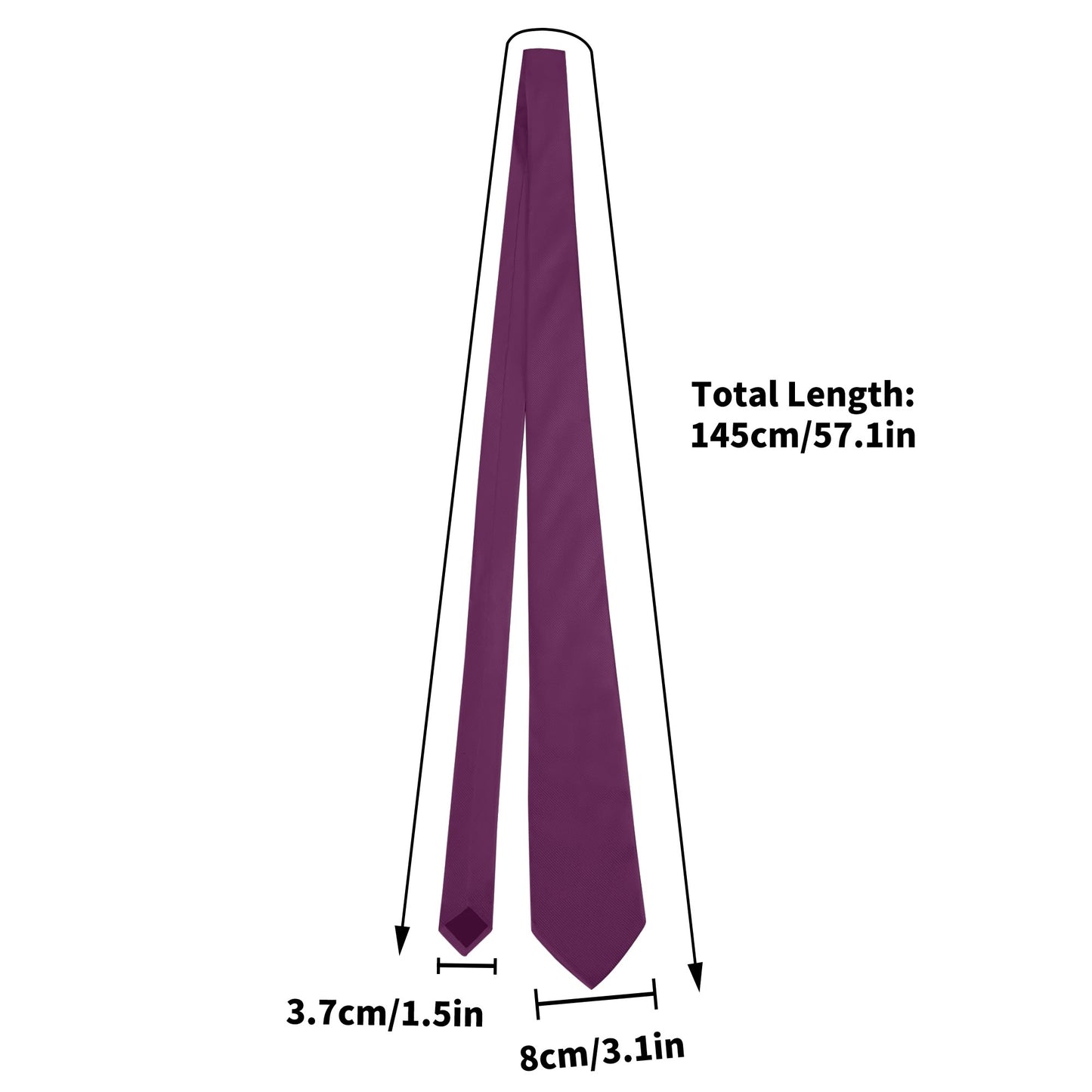 Tyrian Purple Krawatte Krawatte JLR Design