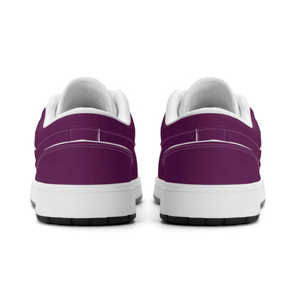 tyrian-purple-low-top-leder-sneaker-fur-damen-sneaker-jlr-design-51446 - JLR Design
