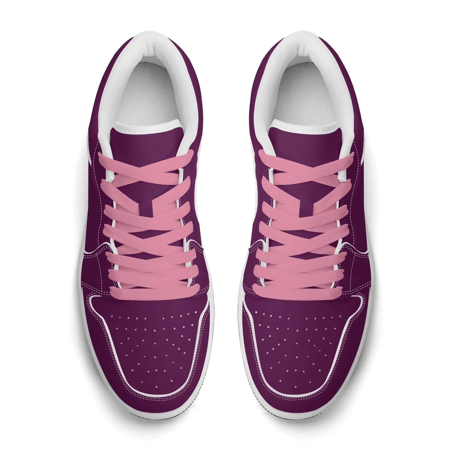 tyrian-purple-low-top-leder-sneaker-fur-herren-sneaker-jlr-design-23832 - JLR Design
