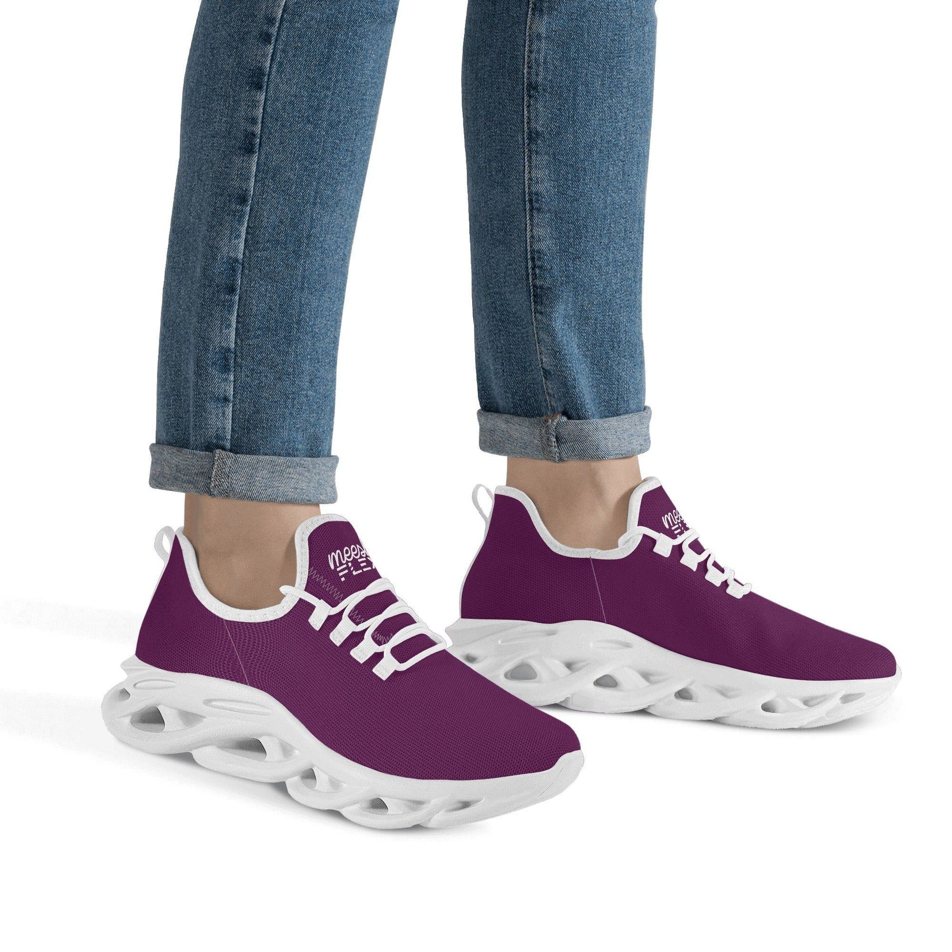 Tyrian Purple Meeshy Flex Damen Sneaker -- Tyrian Purple Meeshy Flex Damen Sneaker - undefined Sneaker | JLR Design