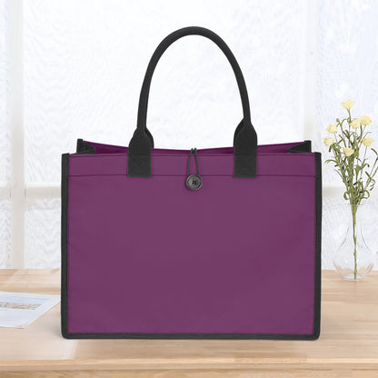 Tyrian Purple Premium Canvas Shopper Tasche Einkaufstasche JLR Design