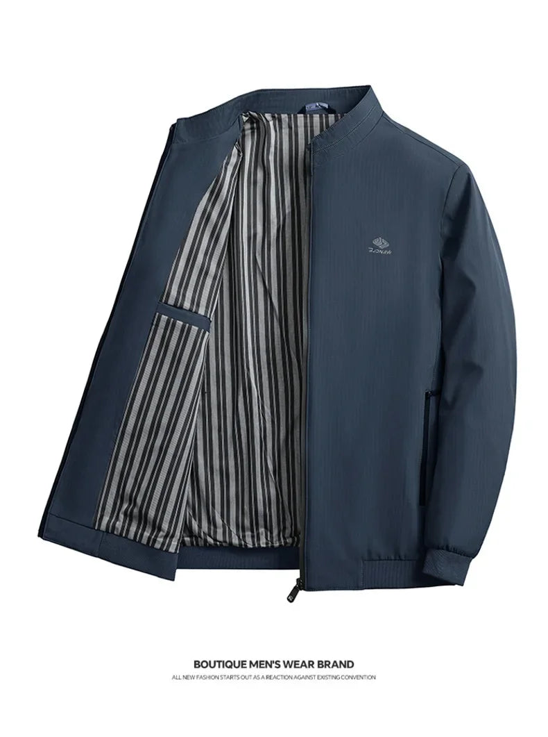 Übergangsjacke Herren – Smart Casual Stehkragen Jacke JLR Design