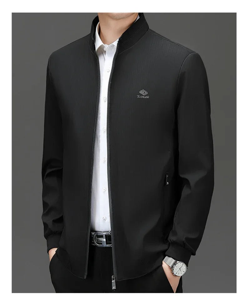 Übergangsjacke Herren – Smart Casual Stehkragen Jacke JLR Design