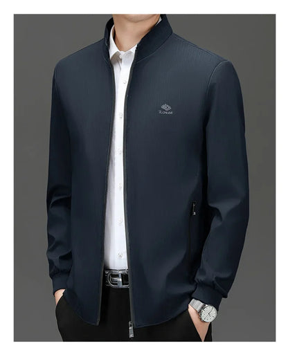 Übergangsjacke Herren – Smart Casual Stehkragen Jacke JLR Design