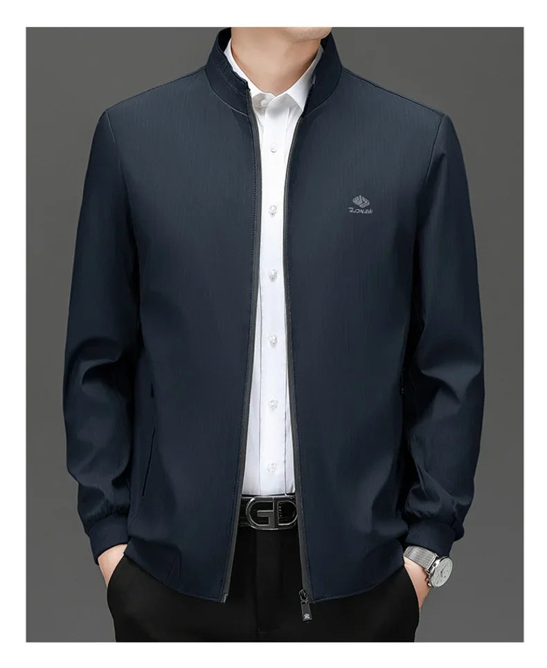 Übergangsjacke Herren – Smart Casual Stehkragen Jacke JLR Design