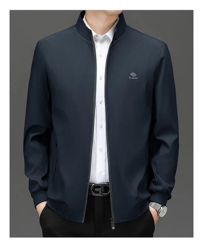 Übergangsjacke Herren – Smart Casual Stehkragen Jacke JLR Design