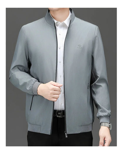 Übergangsjacke Herren – Smart Casual Stehkragen Jacke JLR Design