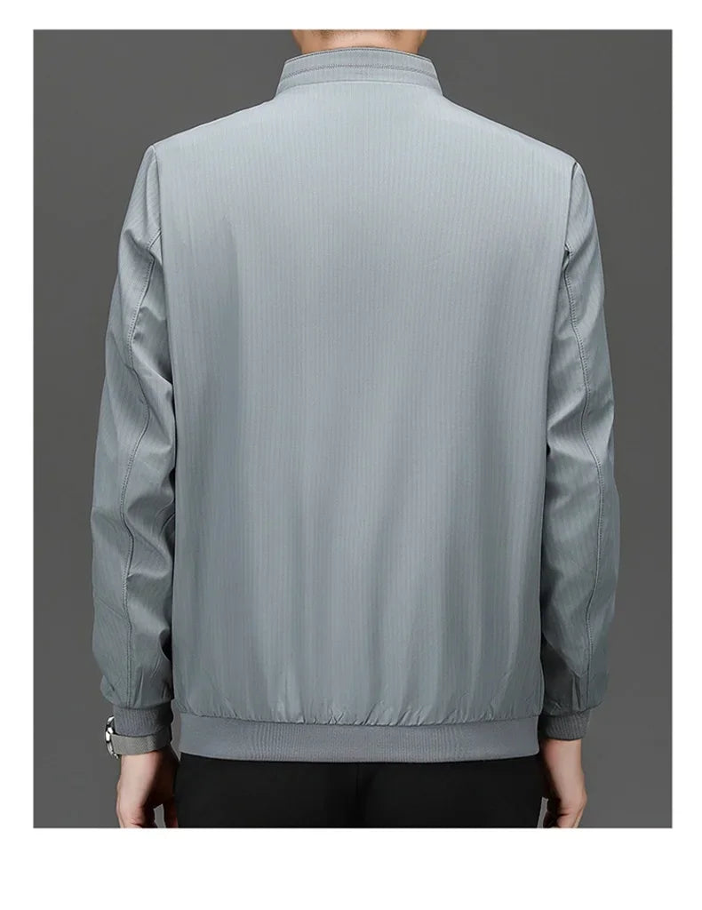 Übergangsjacke Herren – Smart Casual Stehkragen Jacke JLR Design