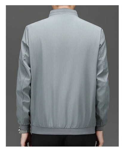 Übergangsjacke Herren – Smart Casual Stehkragen Jacke JLR Design