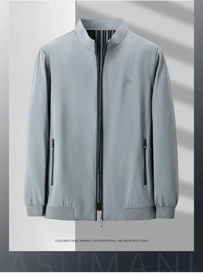 Übergangsjacke Herren – Smart Casual Stehkragen Jacke JLR Design